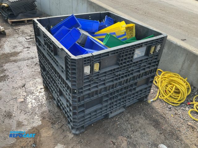 Lot 2-18315 - Crate of Assorted AkroBins Industrial Plastic Shelving Bins