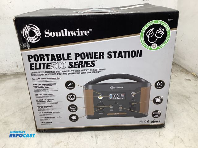 Lot 2-77921 - Southwire 53252 Portable power station elite500 series