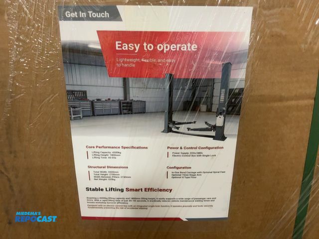 Lot 2-40166 - New SDLANCH Model TPL Two Post Lift, 4500 KG Lifting Capacity, 1800mm Lifting Height, 220/380 Volt E...