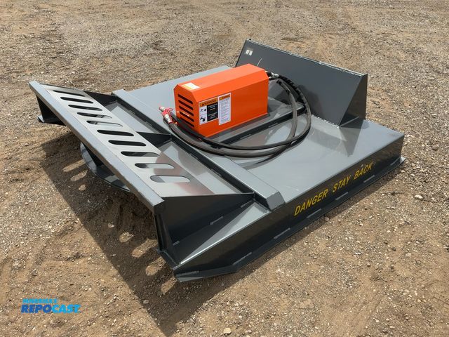 Lot 2-43750 - New Wolverine 72” Brush Cutter Skid Steer Attachment, 15-20 GPM, Universal Quick Attach, 820 lbs, Mo...