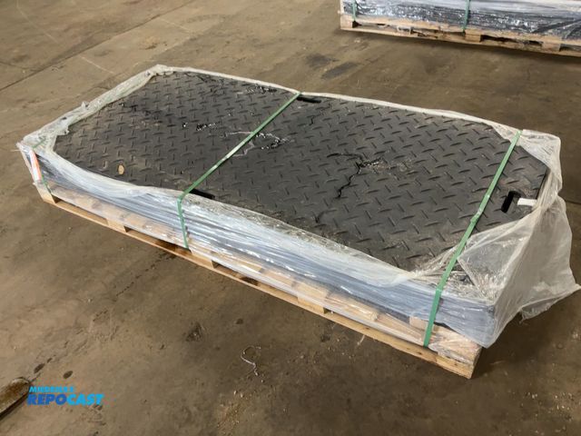 Lot 2-42186 - (15) New SDLANCH IRGPM Ground Protection Mats, Approx. 41-1/2” wide x 95” long x1/2” thick, diamond ...