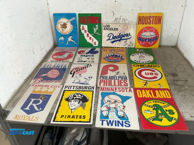 Lot 2-75059 - Various cardboard baseball signs