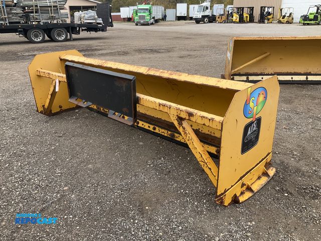 Lot 2-41006 - 10' Snow Pusher Box Skid Steer Attachment with quick attach plates on both sides (can be used to pus...