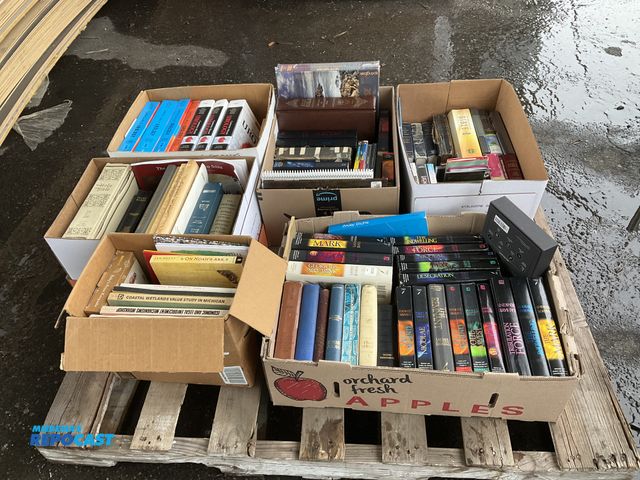 Lot 2-64091 - Skid lot of various Books and Bibles