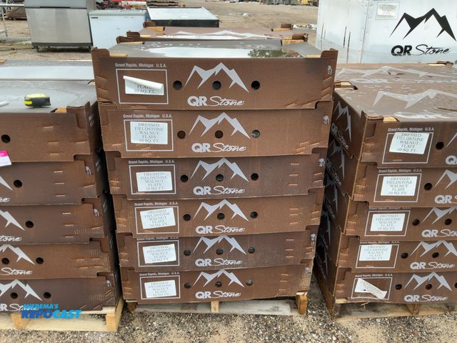 Lot 2-27558 - (12 boxes) of QR Stone dressed fieldstone walnut flats, 10 SQ FT per box