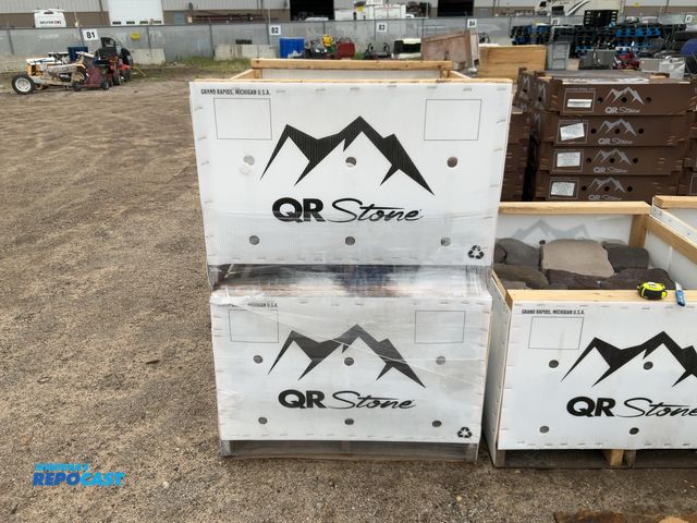 Lot 2-24850 - (2 crates) of QR Stone dressed fieldstone walnut flats, 100 SQ FT per box