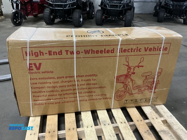 Lot 2-43485 - New SDLANCH IREV Electric Scooter, Battery Operated, Steel Frame, Painted Plastic Shell, LED Running...