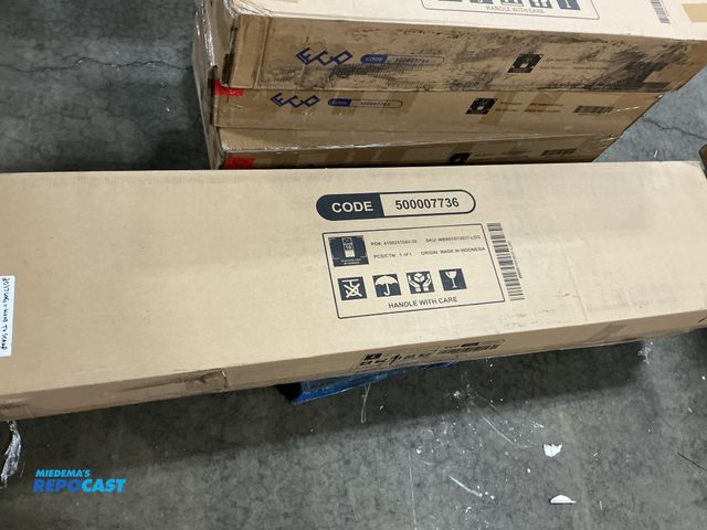Lot 2-96670 - Brand New Wooden TV Stand #2037-LOG