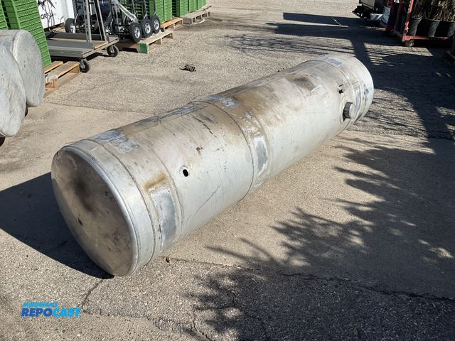 Lot 2-73234 - Large freight liner metal diesel fuel tank approx. 7.4’ long