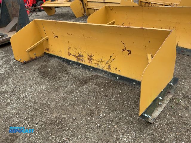 Lot 2-41957 - 10' Snow Pusher Box Skid Steer Attachment, Universal Quick Attach, Bolt on Metal Cutting Edge and Sh...