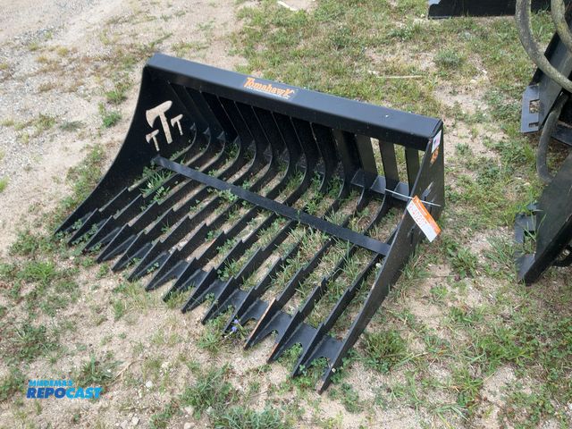 Lot 2-40207 - New Tomahawk 48" Rock Bucket Mini Skid Steer Attachment, fits Toro Dingo and More (3119-1)
