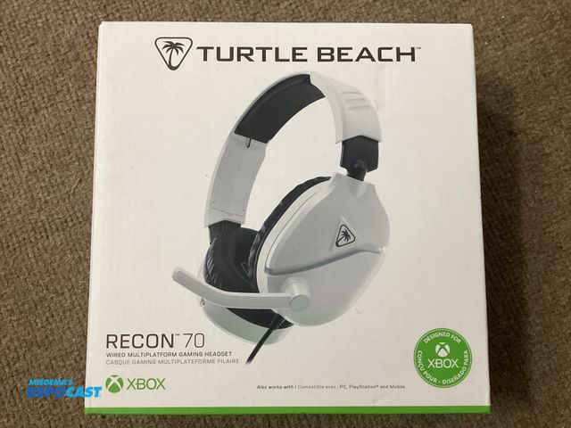 Lot 2-91290 - New TURTLE BEACH RECON 70. Wired multi platform gaming headset. Designed for Xbox. 40 mm drivers. Fl...