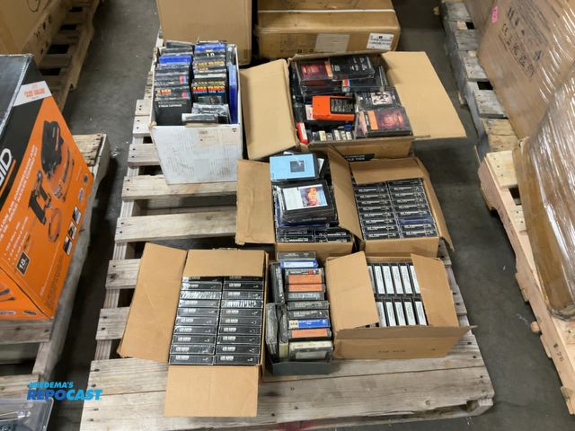 Lot 2-95954 - Skid of various 8 track tapes, including multiple “Thunder In My Heart” Leo Sayer, “Thunder Island” ...