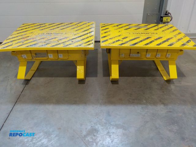 Lot 2-33523 - Lot of (2) Hubbell Power Distribution Center Unit CAT NO. SGFI-1PN, 50 Amp, 120/240 Volts, Circuit B...