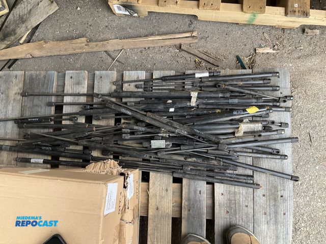Lot 2-34584 - Lot of pile of different length gas springs or lift supports or struts for trunks lids tailgates and...