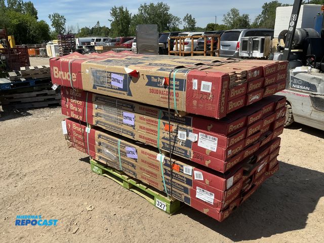 Lot 2-76708 - 968 sq. feet of Smooth Solid Hardwood Plank Flooring. Low Gloss Marsh Oak. 3/4” Thick x 3.2” Wide x ...