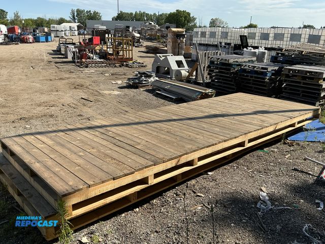Lot 2-13607 - Instant (wooden) deck, 78.75”x224”, thickness: 8.25”