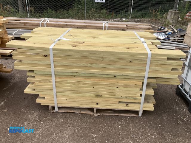 Lot 2-24810 - Skid lot of various sized Wooden Boards all measuring around 60”-75” long