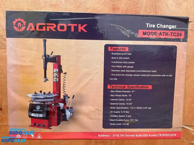 Lot 2-91805 - New AGT ATK-TC24 Tire Changer