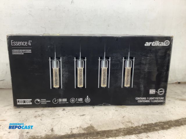 Lot 2-93222 - Artika Essence 4 Pendent Light fixture