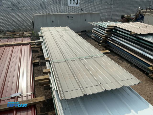 Lot 2-74162 - Bundle of agricultural metal (gray/tan) measures 11’2”x3’3”