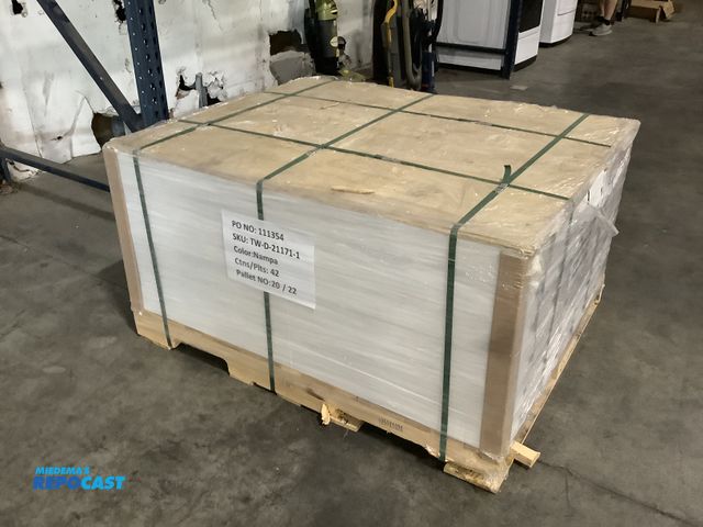 Lot 2-99935 - Skid lot of (24) boxes of rigid core 5” x 48” hardwood flooring boards - 23.3 sq ft per box