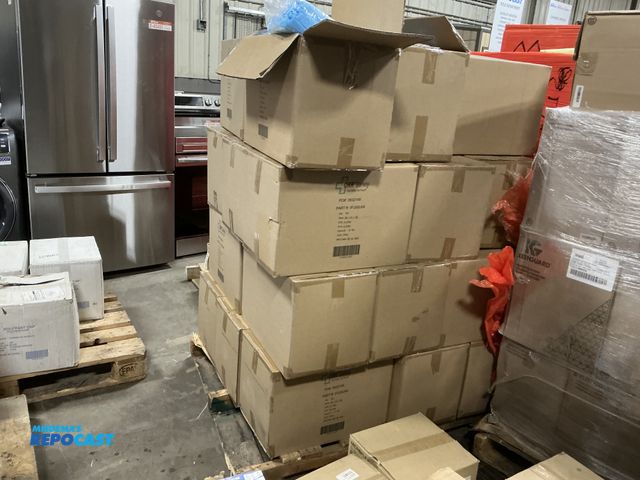 Lot 2-63143 - New Skid lot of ORR Safety boxes containing blue surgical medical protective disposable isolation go...