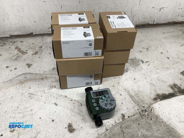 Lot 2-18644 - Lot of (10) orbit outlet hose faucet timer #0224