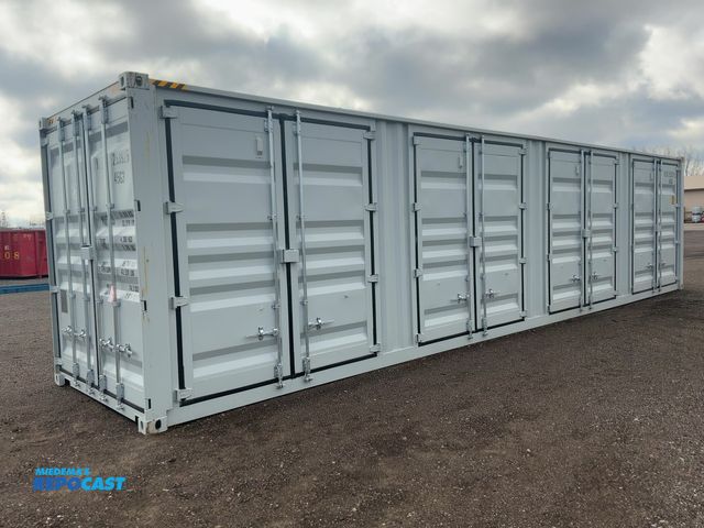Lot 2-43001 - 2026 40’L x 8’W x 9’ 6”T High Cube Shipping/Ground Container, swing doors on one end and four sets o...