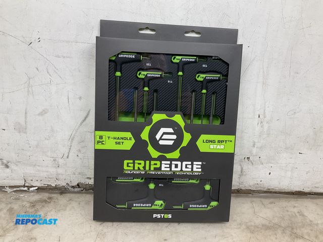 Lot 2-93347 - grip edge 8pc t handle torx