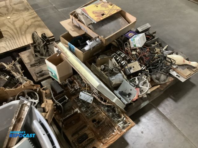 Lot 2-33657 - Skid lot of miscellaneous arcade materials