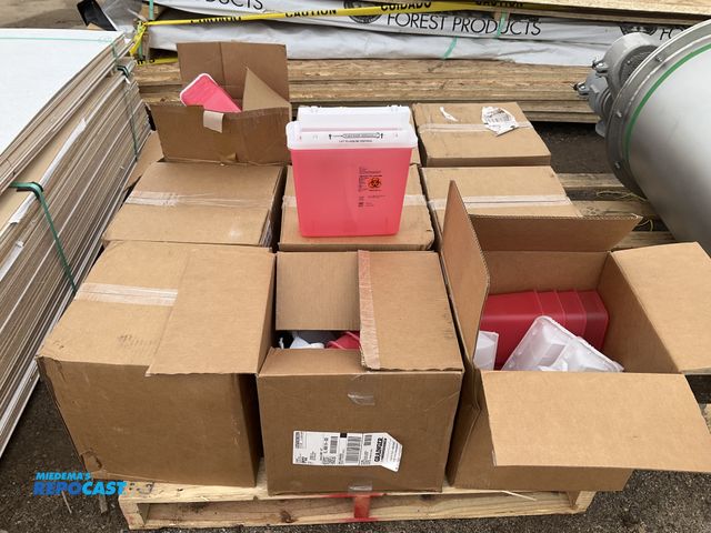 Lot 2-27506 - (9) boxes of Trash Bins for needles