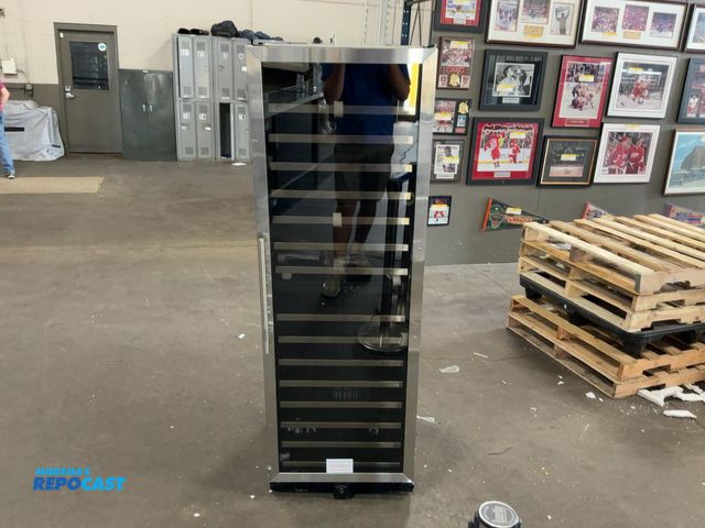 Lot 2-11529 - Scratch & Dent Vinotemp EL-142SDST 155-Bottle Dual-Zone Wine Cooler