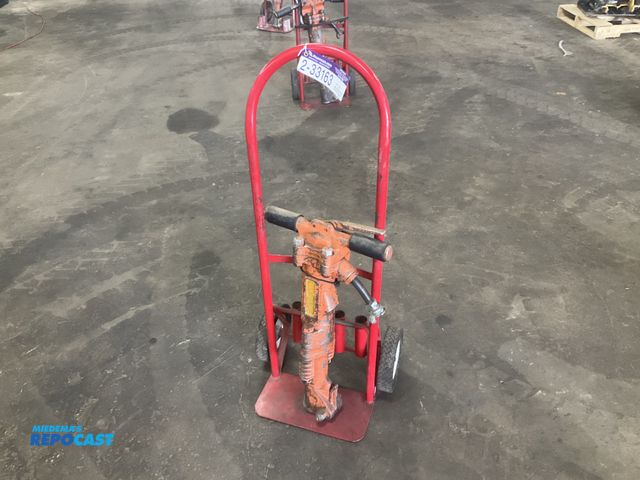 Lot 2-33163 - American Pneumatic Model 160 jack hammer with 2-wheel dolly cart, used