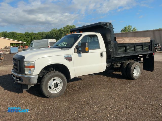 Lot 2-44502 - 2009 Ford F-350 Super Duty Regular Cab Dump Bed Pickup Truck 4x4