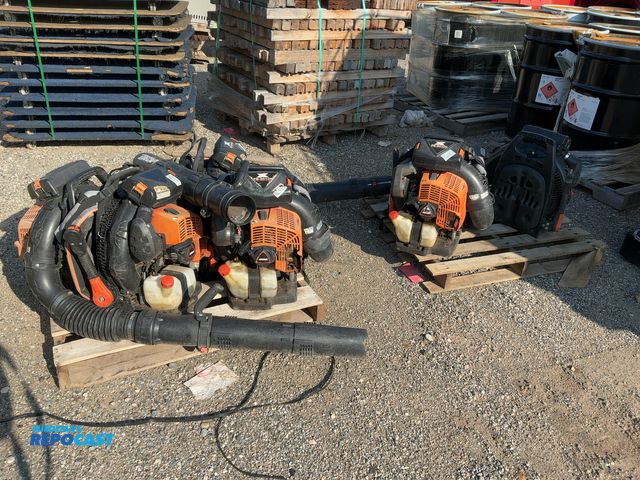 Lot 2-99101 - (6) Commercial Backpack Blowers, models PB8010H and PB9010H