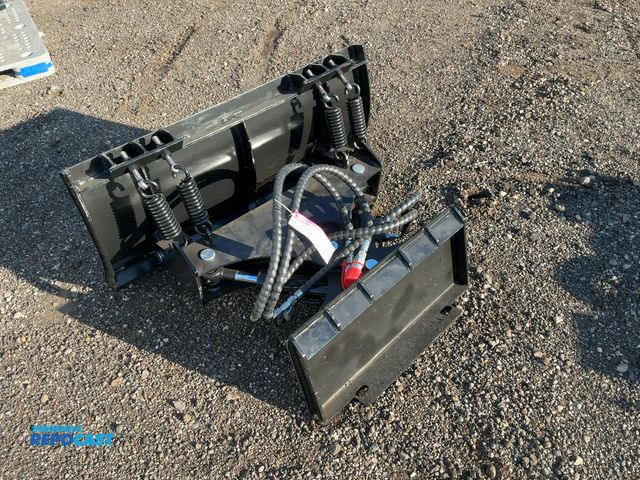 Lot 2-21648 - New SDLANCH 39" Plow Blade Mini Skid Steer Attachment, Spring Trip, Bolt on Metal Cutting Edge, Hydr...