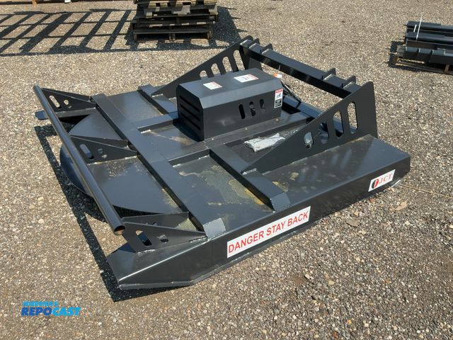Lot 2-44045 - New JCT 72” Brush Mower Skid Steer Attachment, hydraulic driven with hoses and quick coupler fitting...