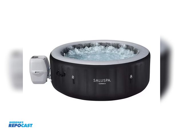 Lot 2-27308 - Bestway Saluspa S100105/S100205 Smart Corsica max hold series marble inner liner print inflatable ho...