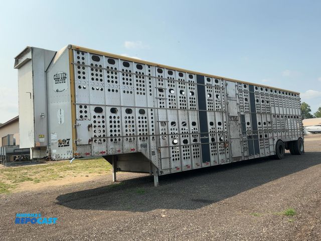 Lot 2-11211 - 2007 Merritt 53' Aluminum Livestock Semi Trailer