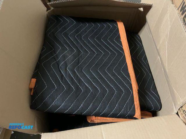 Lot 2-13705 - box of moving blankets