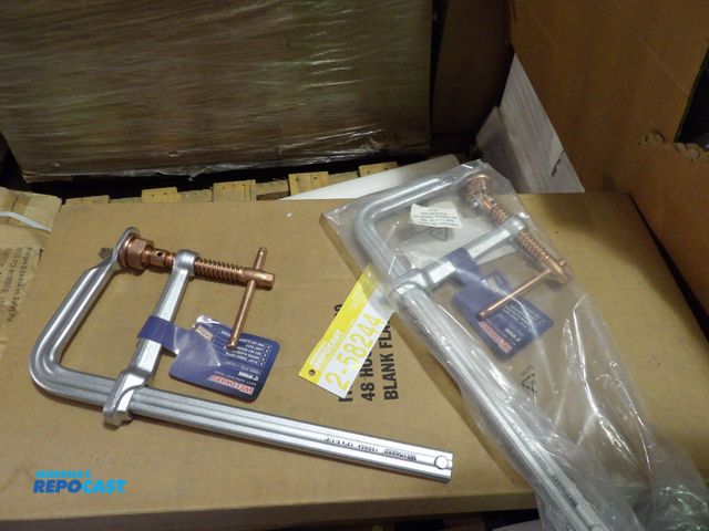 Lot 2-58244 - Lot of (2) new Sliding Arm Bar Clamp Steel 11- 1/32" MAx jaw opening #10D604