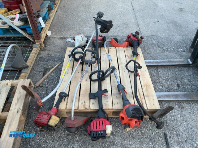 Lot 2-73077 - Skid Lot of (6) Assorted Gas Powered String Trimmers
