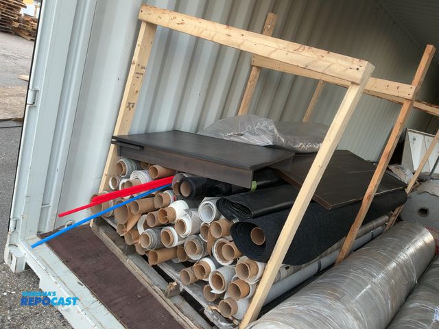 Lot 2-93708 - Skid Lot of Small Rolls of Miscellaneous Vino and Carpet