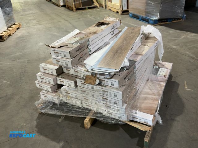 Lot 2-74074 - Skid lot of (27) boxes of Traffic Master Gripstrip flooring, 6” x 36” plank size, 24 sq ft per box