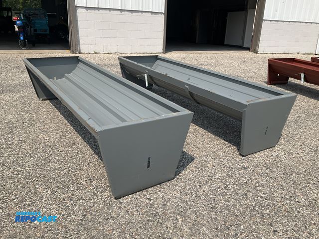 Lot 2-61982 - New Kit Containers LLC CFX-90 Heavy Duty Cattle Feeder 2 Gray 90" Heavy Duty Cattle Feeder