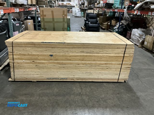 Lot 2-75552 - 54pcs of Plywood - approx. 5/8" 4’ x 8’