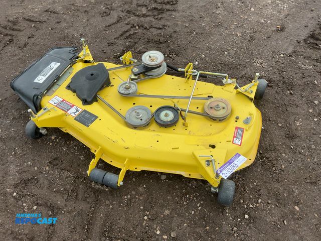 Lot 2-33585 - John Deere 48” Mower Deck for Riding Lawnmower, belt drive, unknown what models it fits, Works