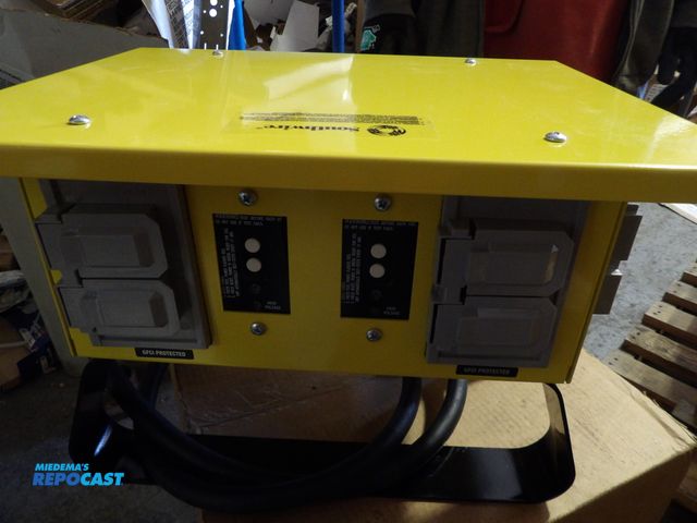 Lot 2-58211 - New Southwire power distribution box model #6534UGSX, Single Phase 125/250 VAC 30A Inlet Current rat...