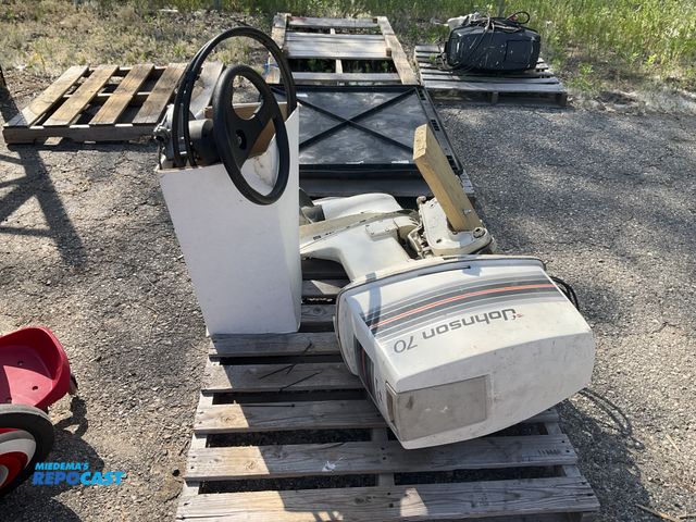 Lot 2-75582 - 1 Johnson 70HP Outboard motor